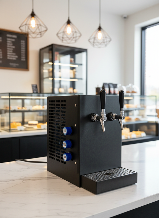 Crysalli Dispenser in Bright Café