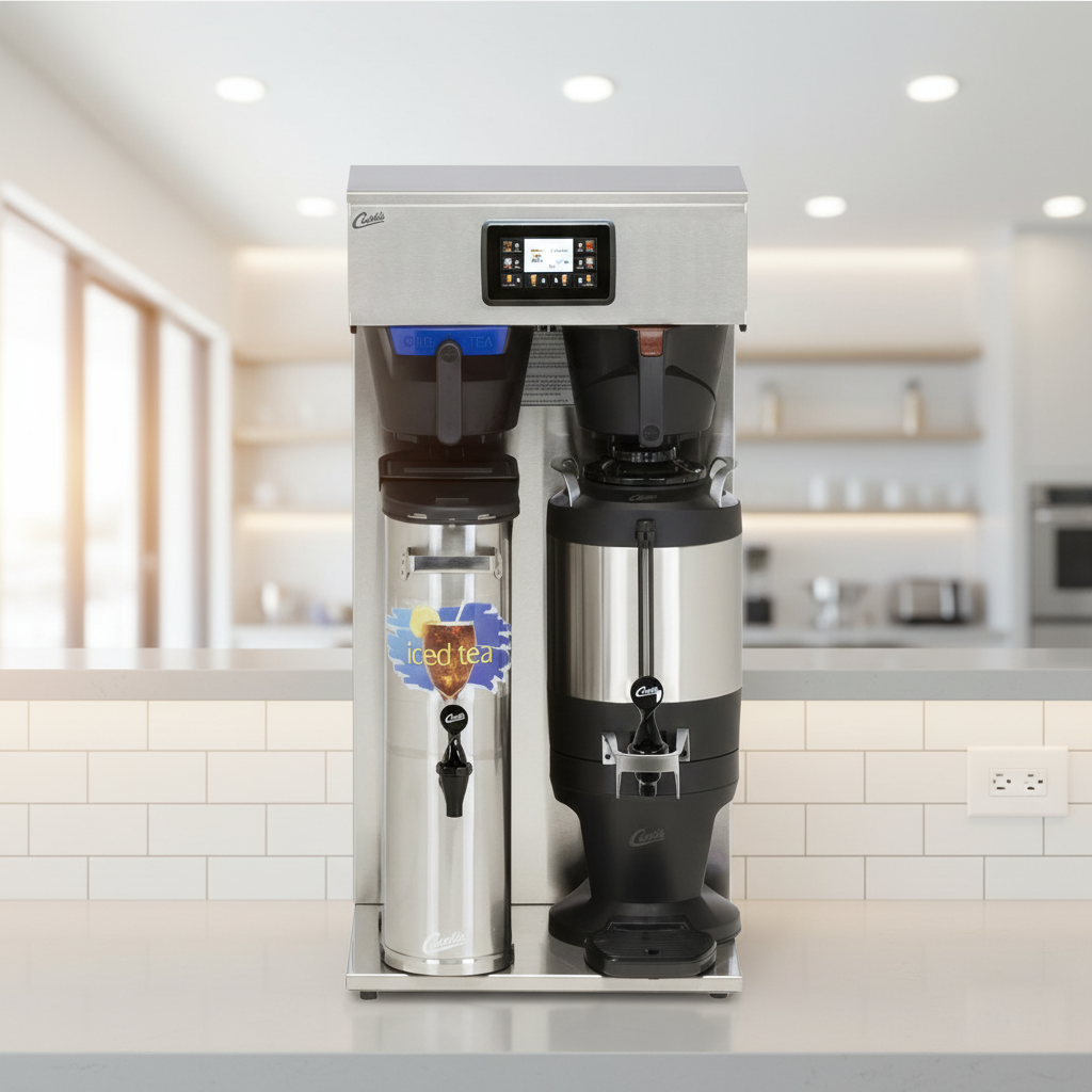Curtis G4 Brewer in Contemporary Beverage Station