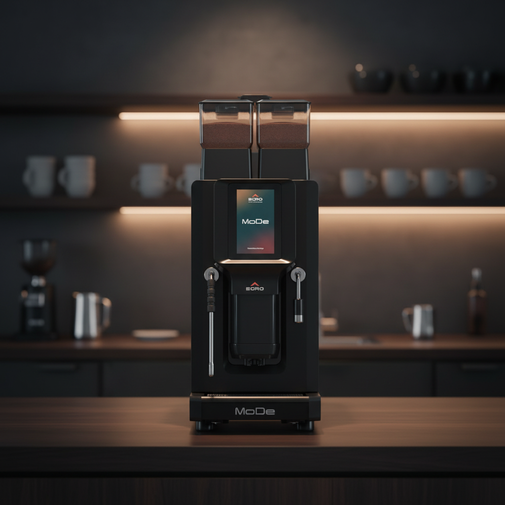 Rancilio Egro MoDe in Premium Café Setting - Front View