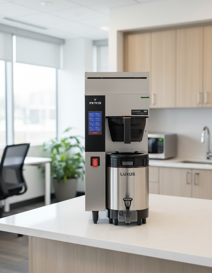 Fetco Coffee Brewer in Office Setting