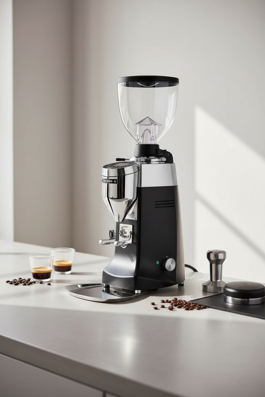 Mazzer Robur S in clean minimalist setting