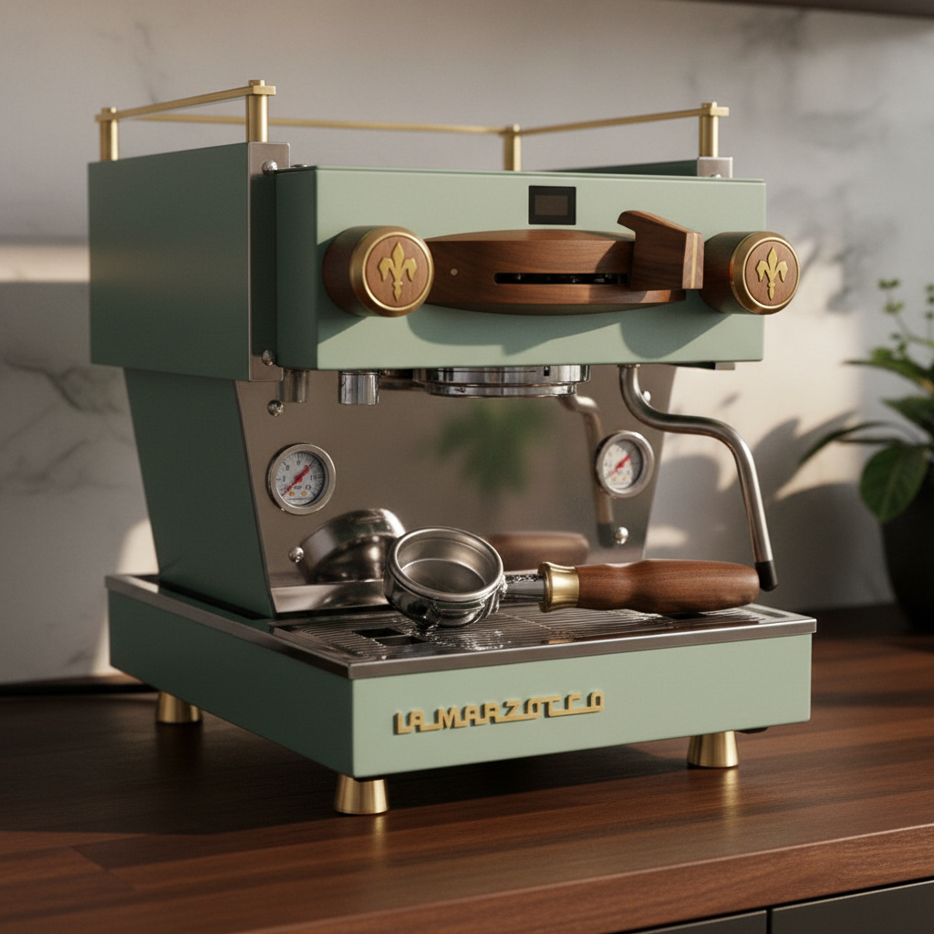 La Marzocco Linea Mini R in luxury home kitchen