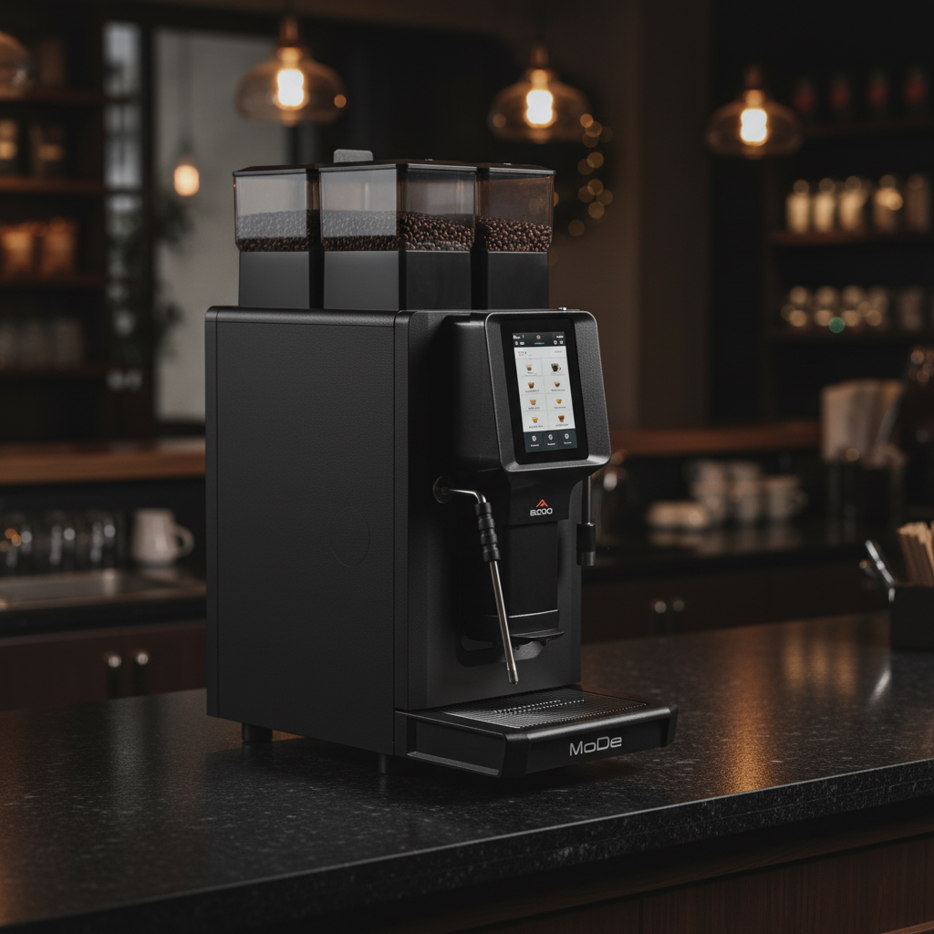 Rancilio Egro MoDe in Coffee Bar - Right Angle