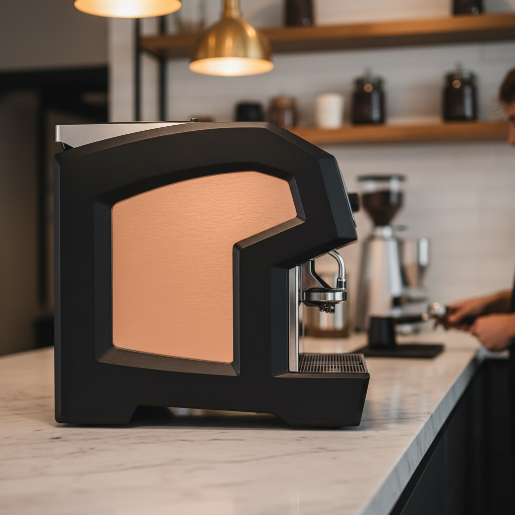 Eversys Cameo C'2 in upscale café - side profile