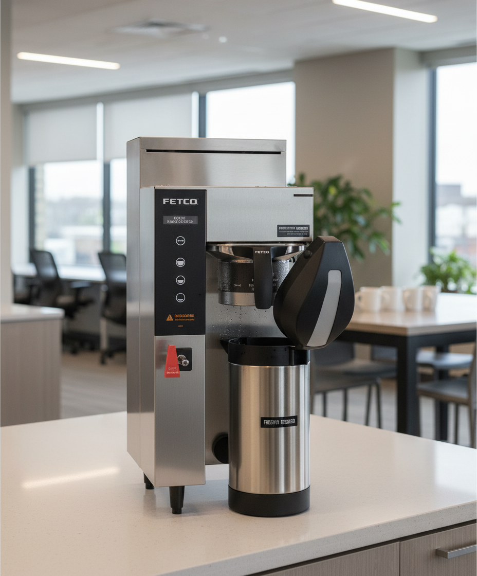 Fetco Coffee Brewer in Office Setting