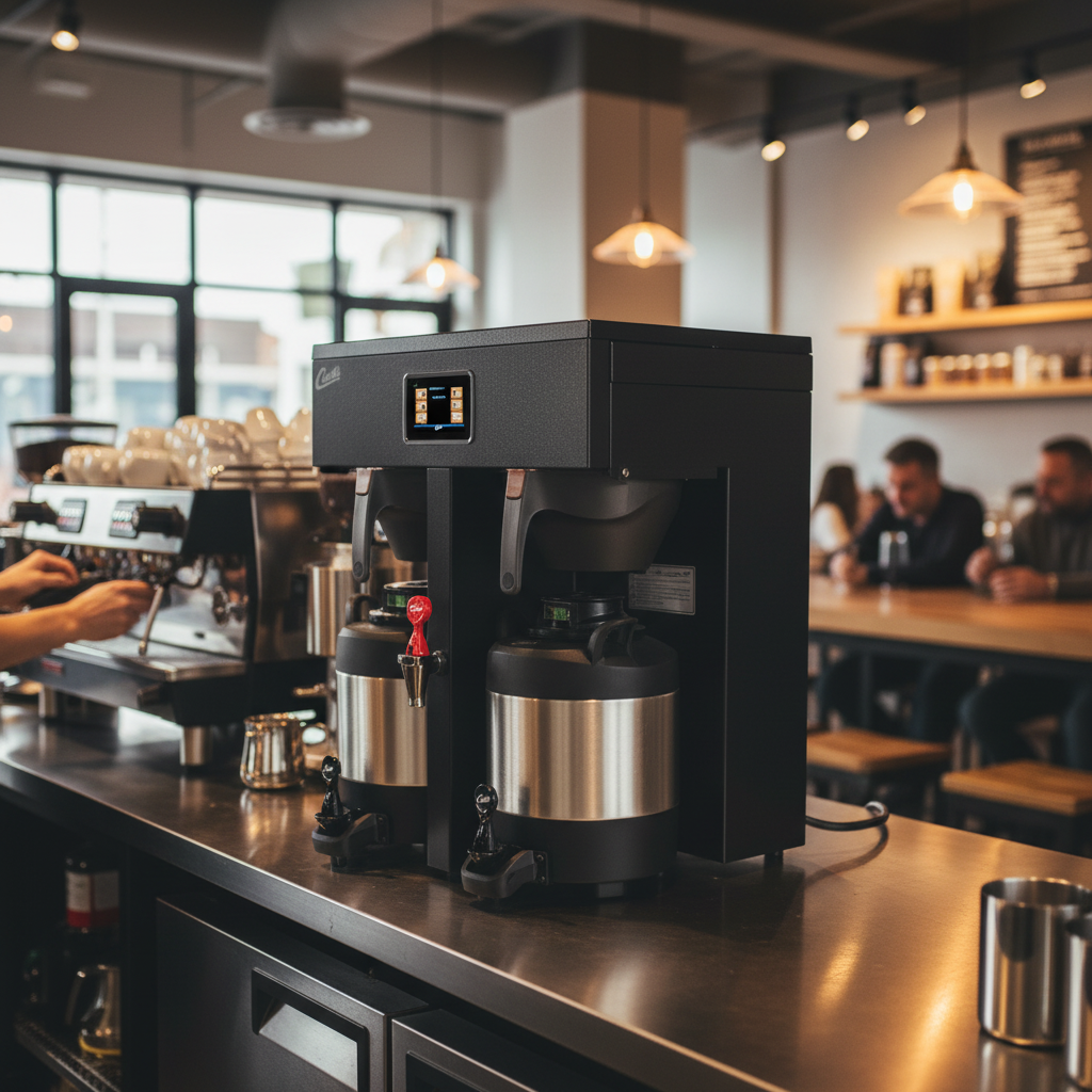 Curtis G4 Coffee Brewer in Modern Café