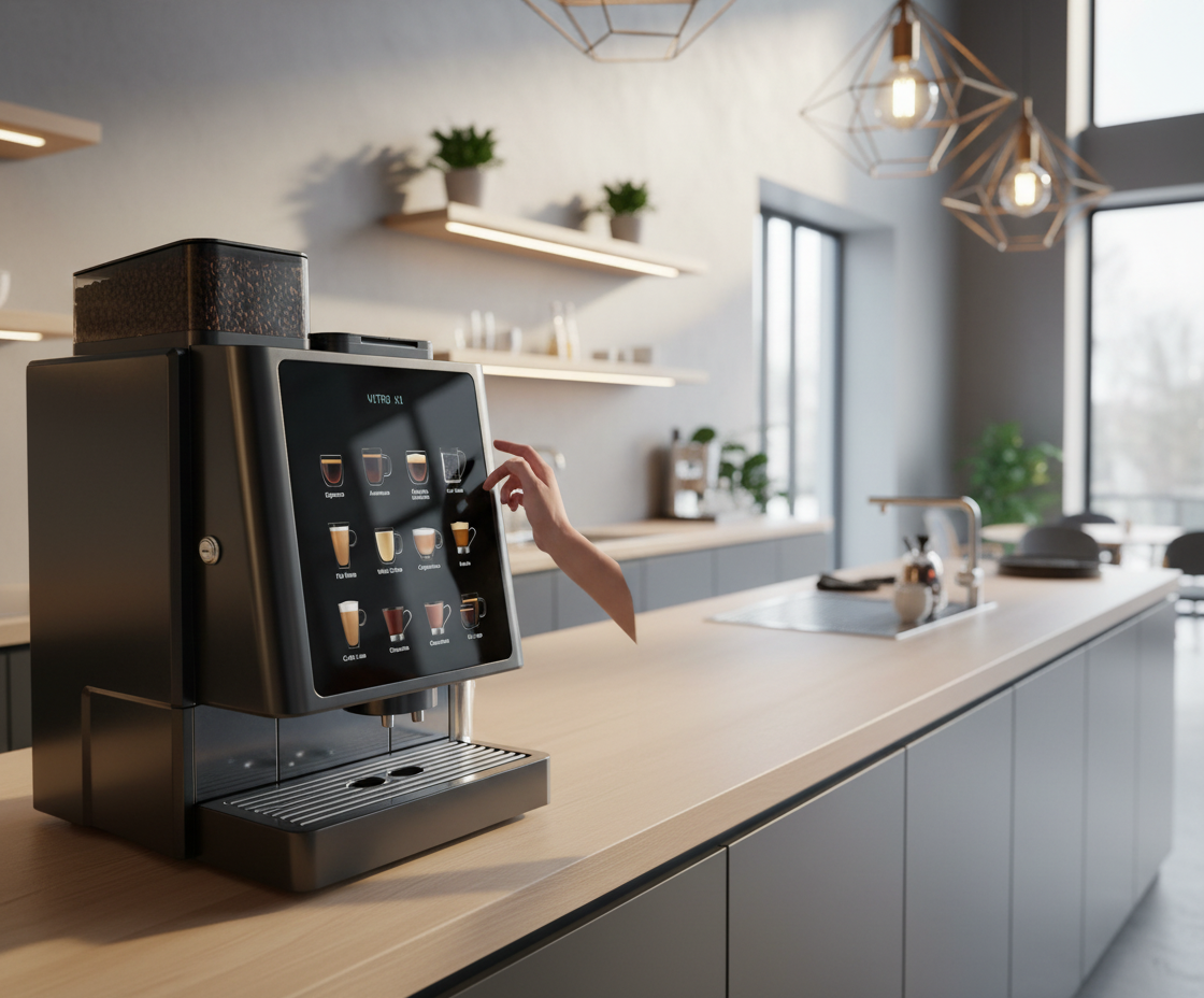 Azkoyen Vitro X1 MIA Super Automatic Espresso Machine