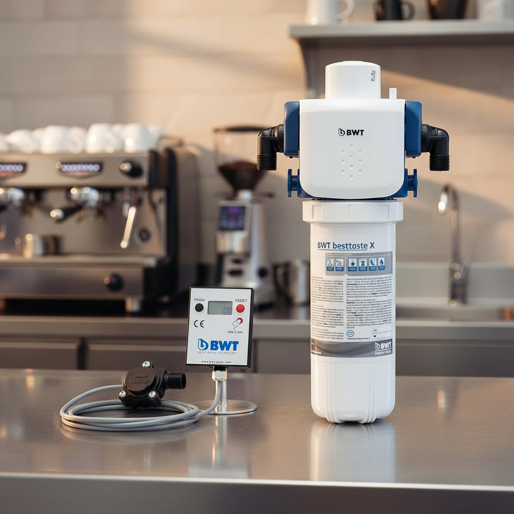 BWT Water Filtration System in Professional Commercial Kitchen Setting