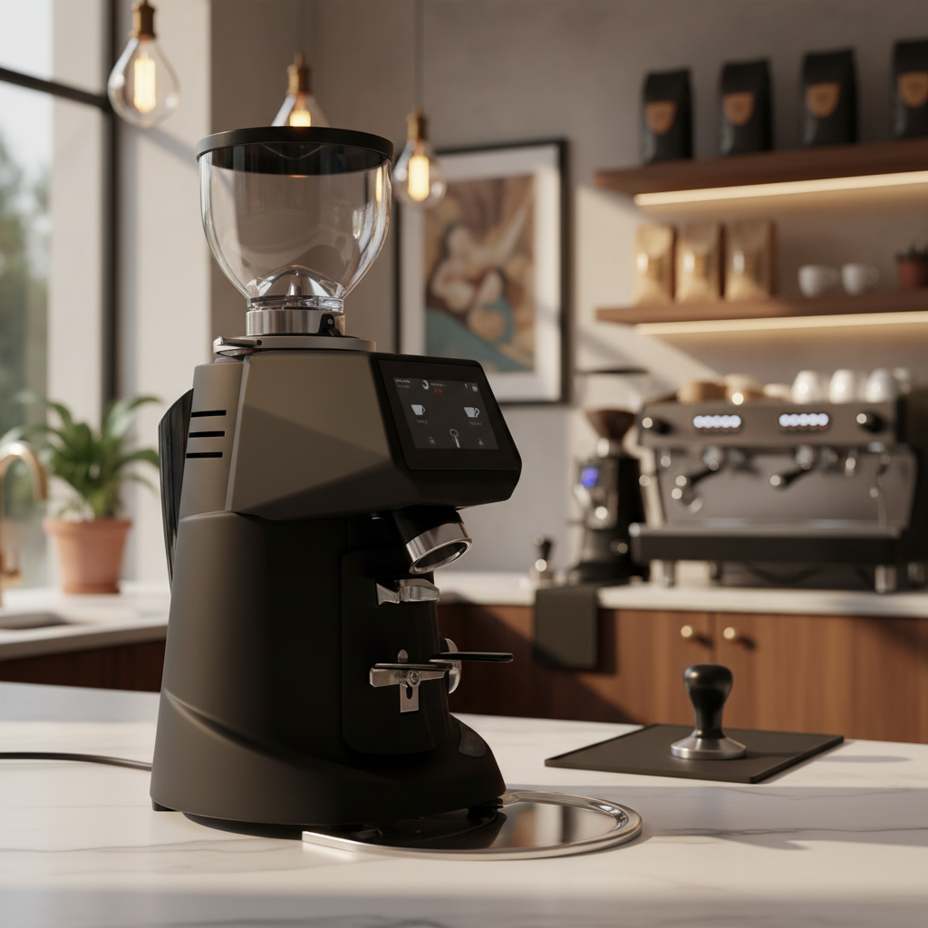 Fiorenzato F64 EVO Sense Commercial Espresso Coffee Grinder (Black)