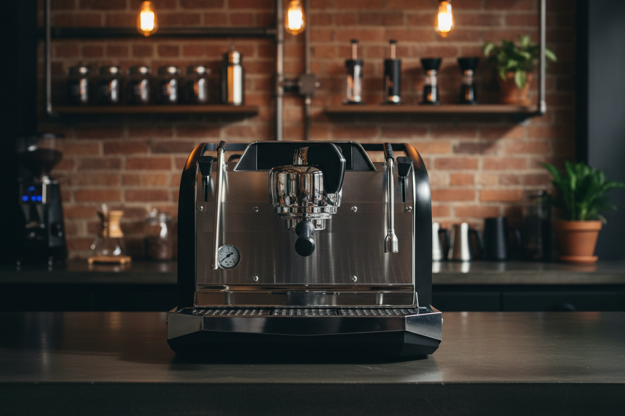 Slayer Steam Single in Artisan Coffee Shop