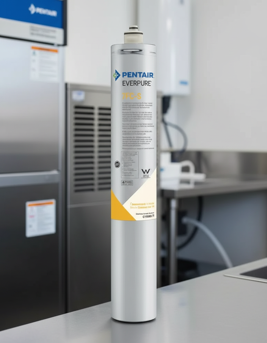 Pentair Everpure 7FC-S Filter in Ice Machine Room