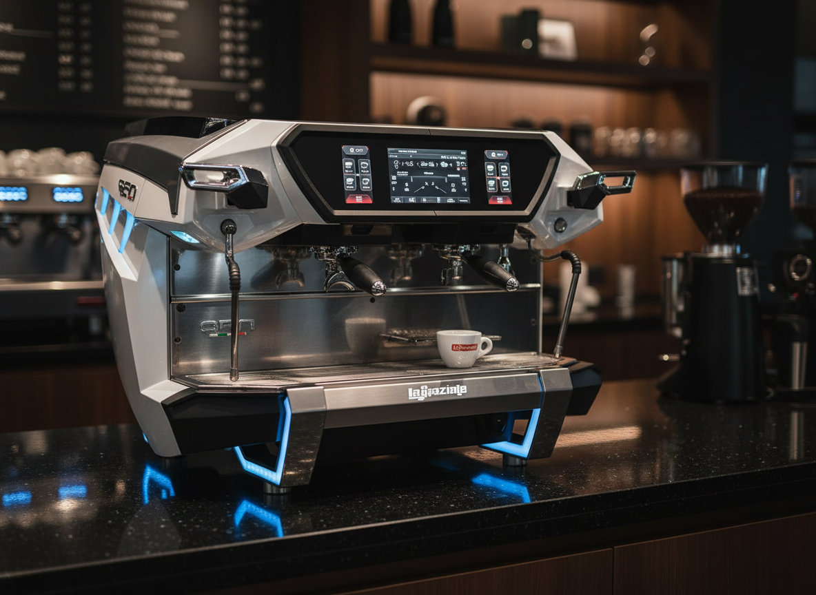 La Spaziale S50 Grey in Modern Coffee Bar