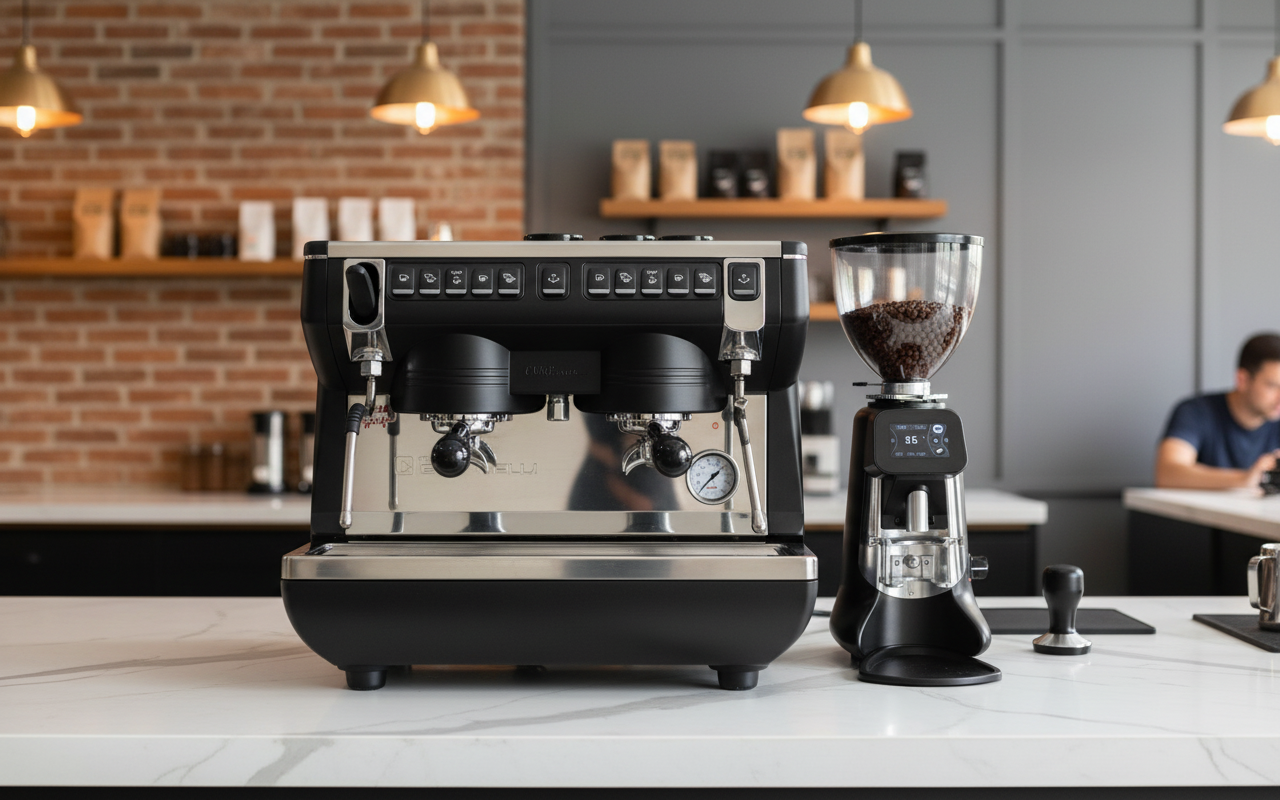 Nuova Simonelli - Appia Life 110V Compact 2 Group Combo Package Commercial Espresso Machine