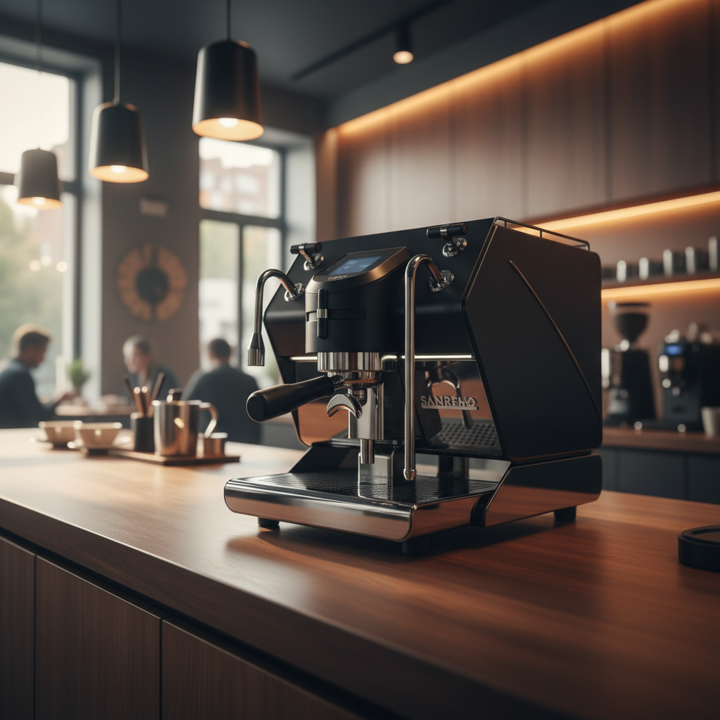 Sanremo YOU in modern coffee shop