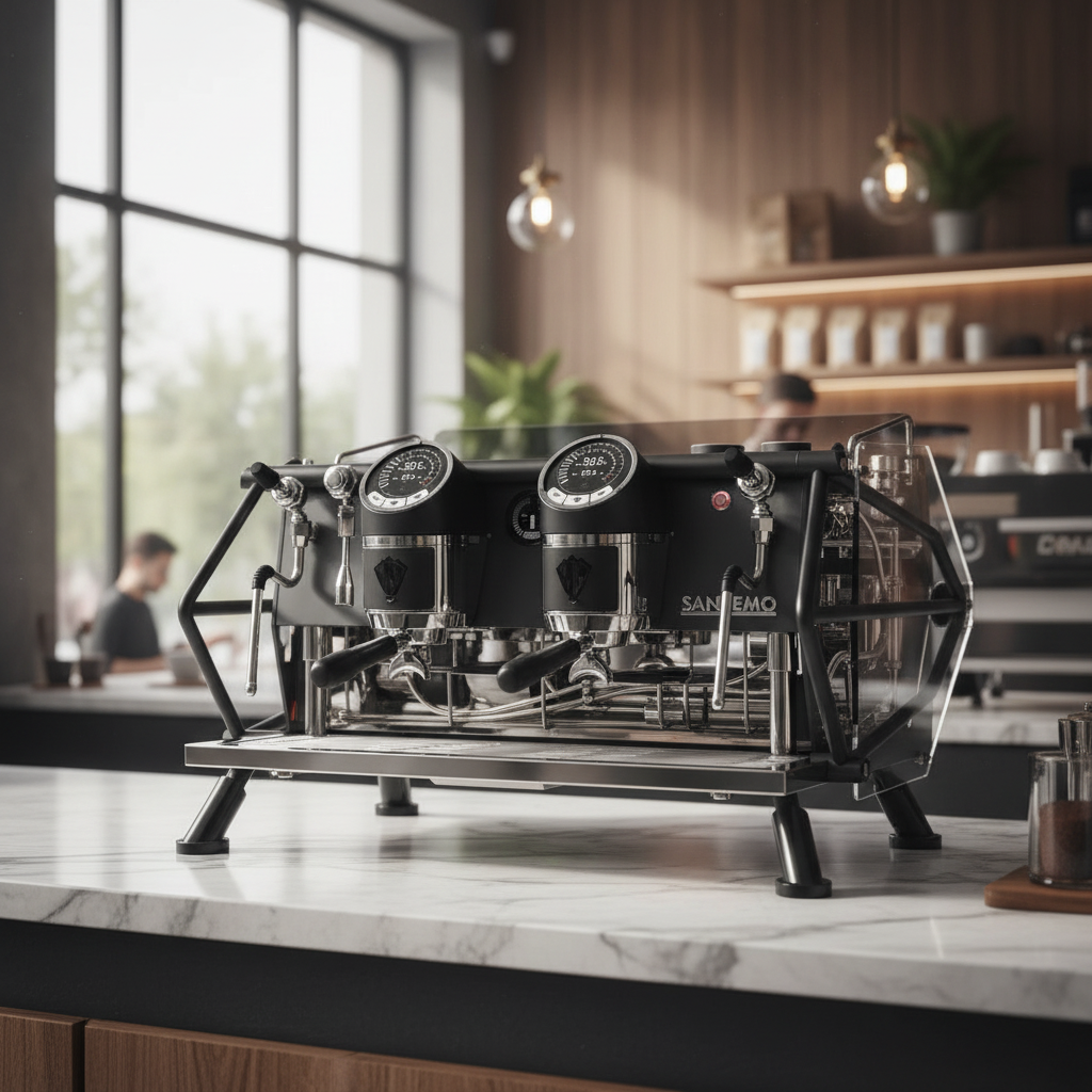 Sanremo Cafe Racer in modern coffee shop