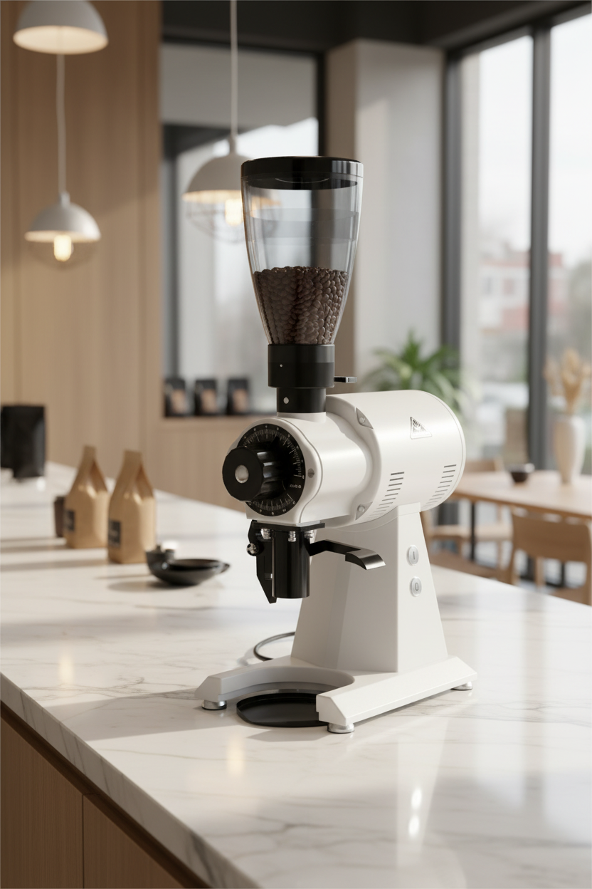 EK43 S white in upscale café