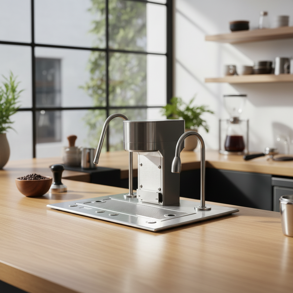 Mavam espresso machine in high-end café workspace