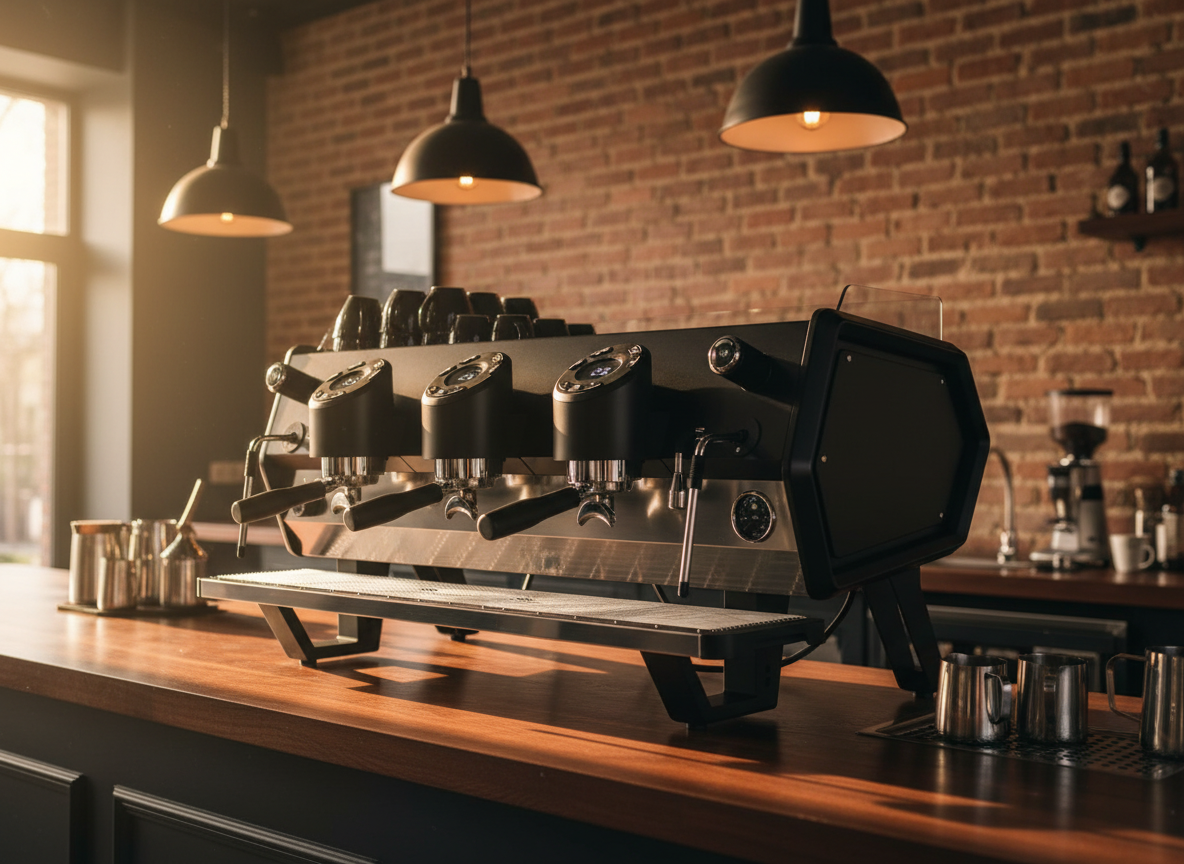 Sanremo D8 front view in specialty café