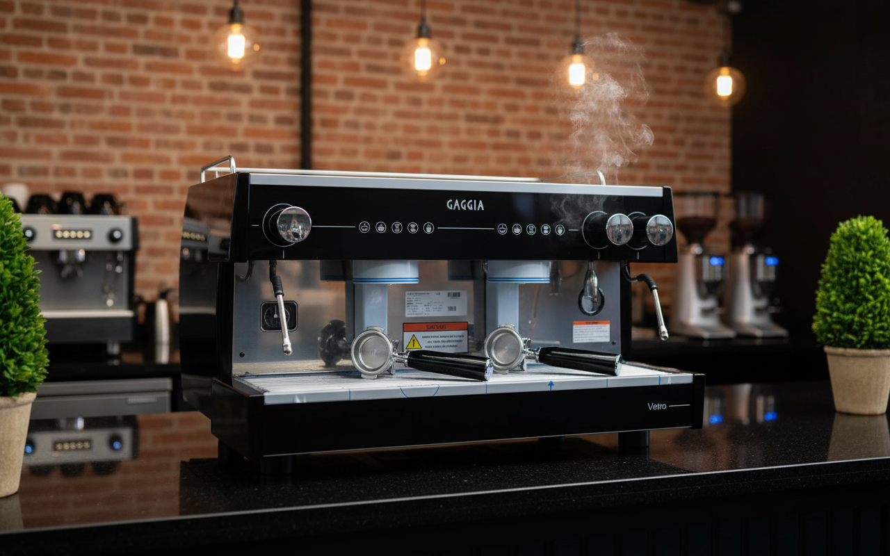 Gaggia Vetro in modern coffee bar