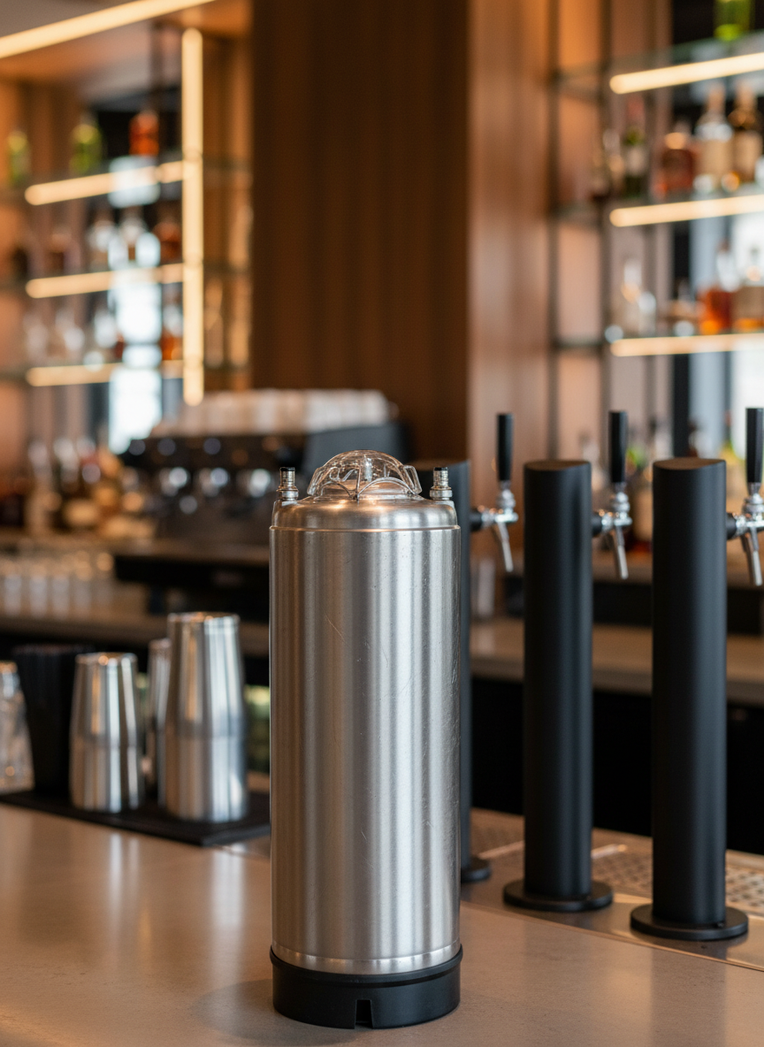 Crysalli 5-Gallon Premix Tank with Ball Lock Coupler Style