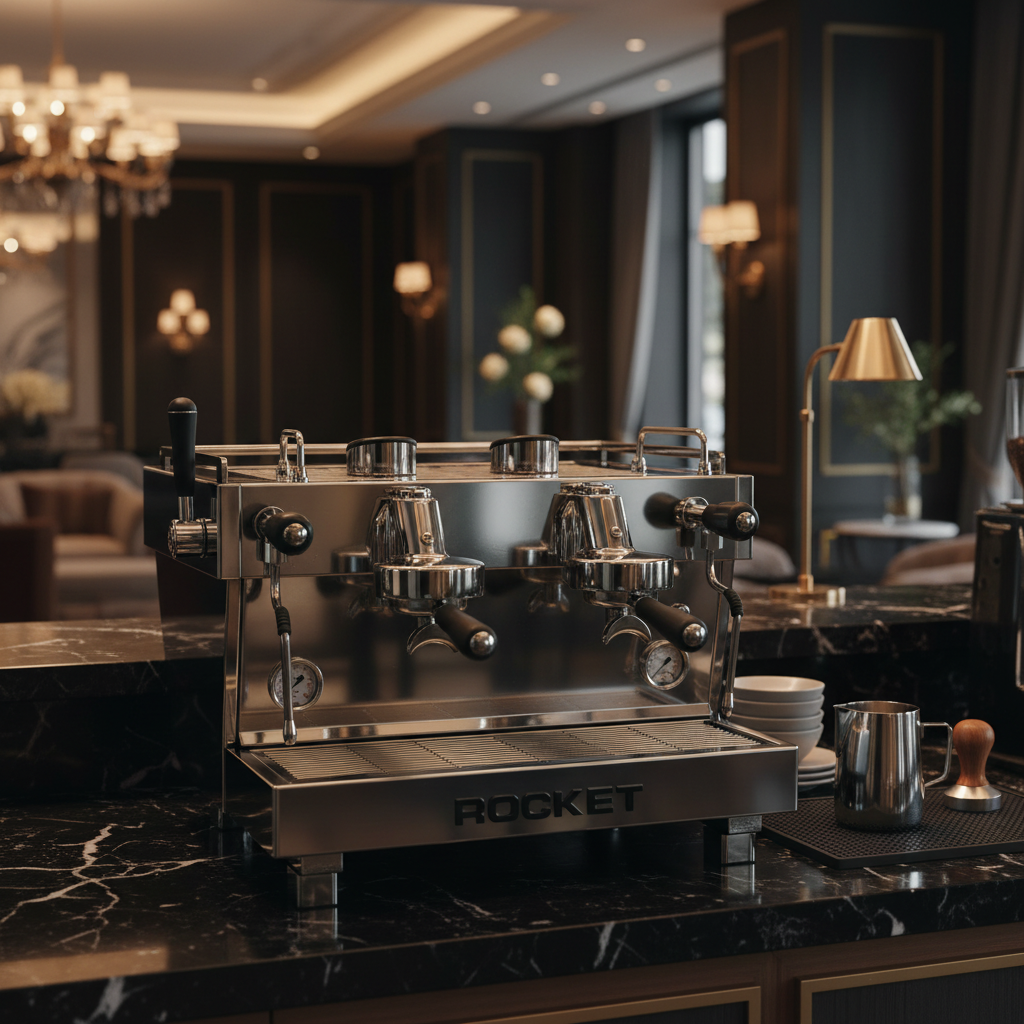 Luxury hotel coffee station