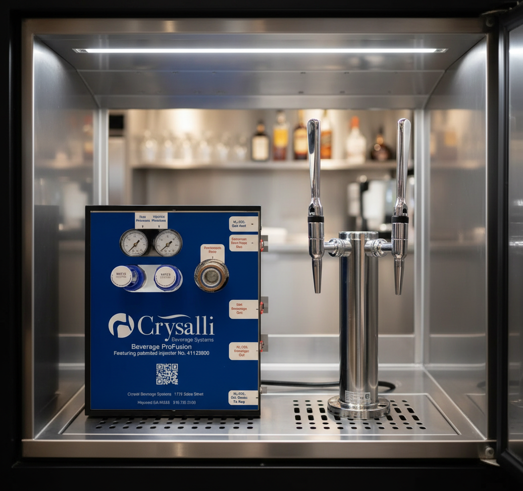 Crysalli Tapping Kit in Bar Cooler
