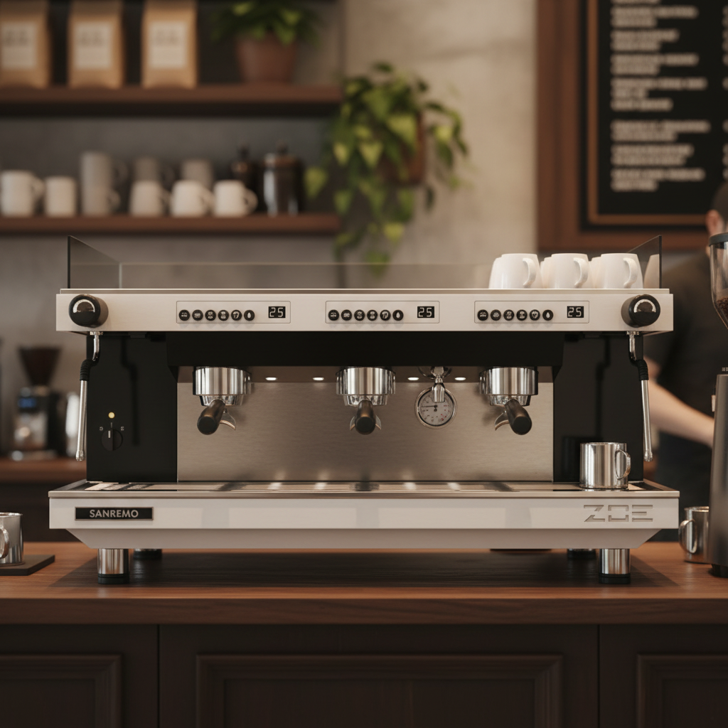 Sanremo Zoe (Tall Cup) 3 Group Commercial Espresso Machine