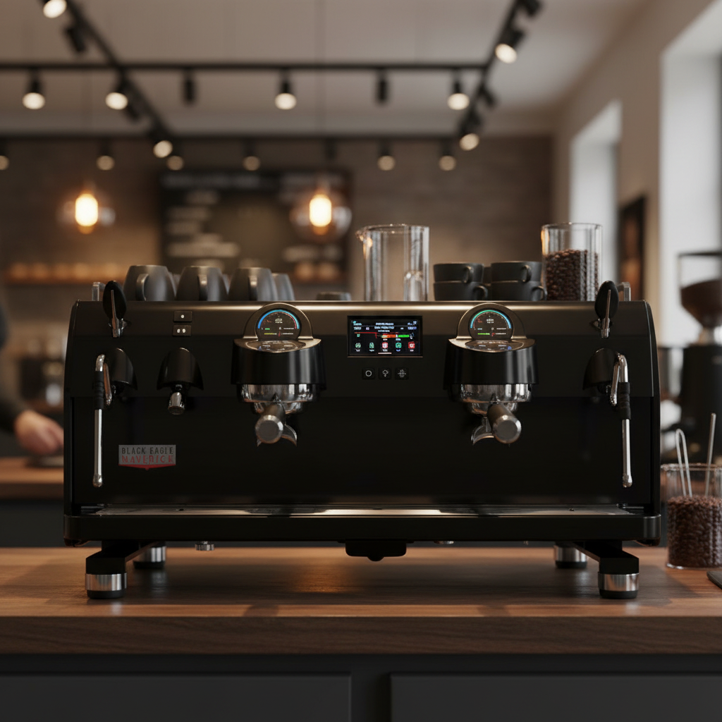 Victoria Arduino Black Eagle Maverick Gravimetric 2 Group Commercial Espresso Machine