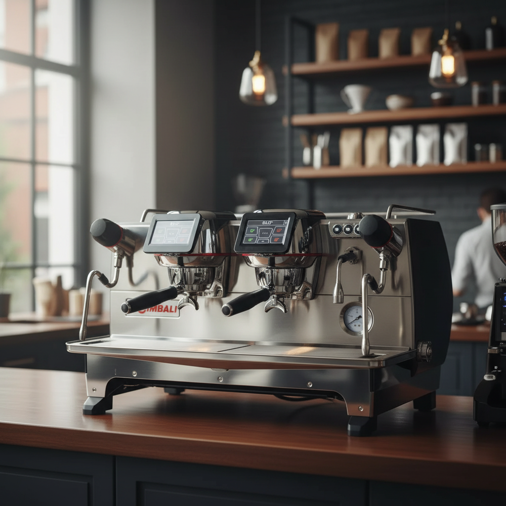 La Cimbali M200 in modern café setting