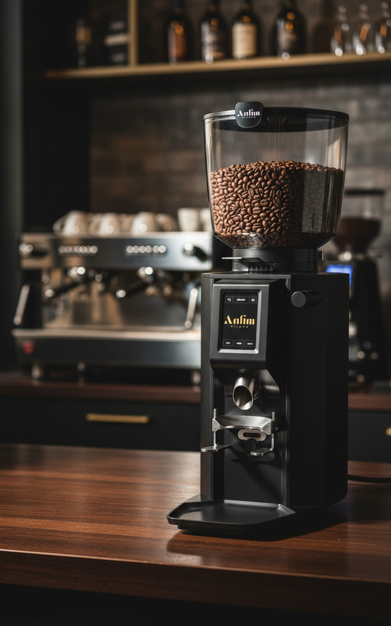 Anfim Luna in Premium Coffee Shop Setting