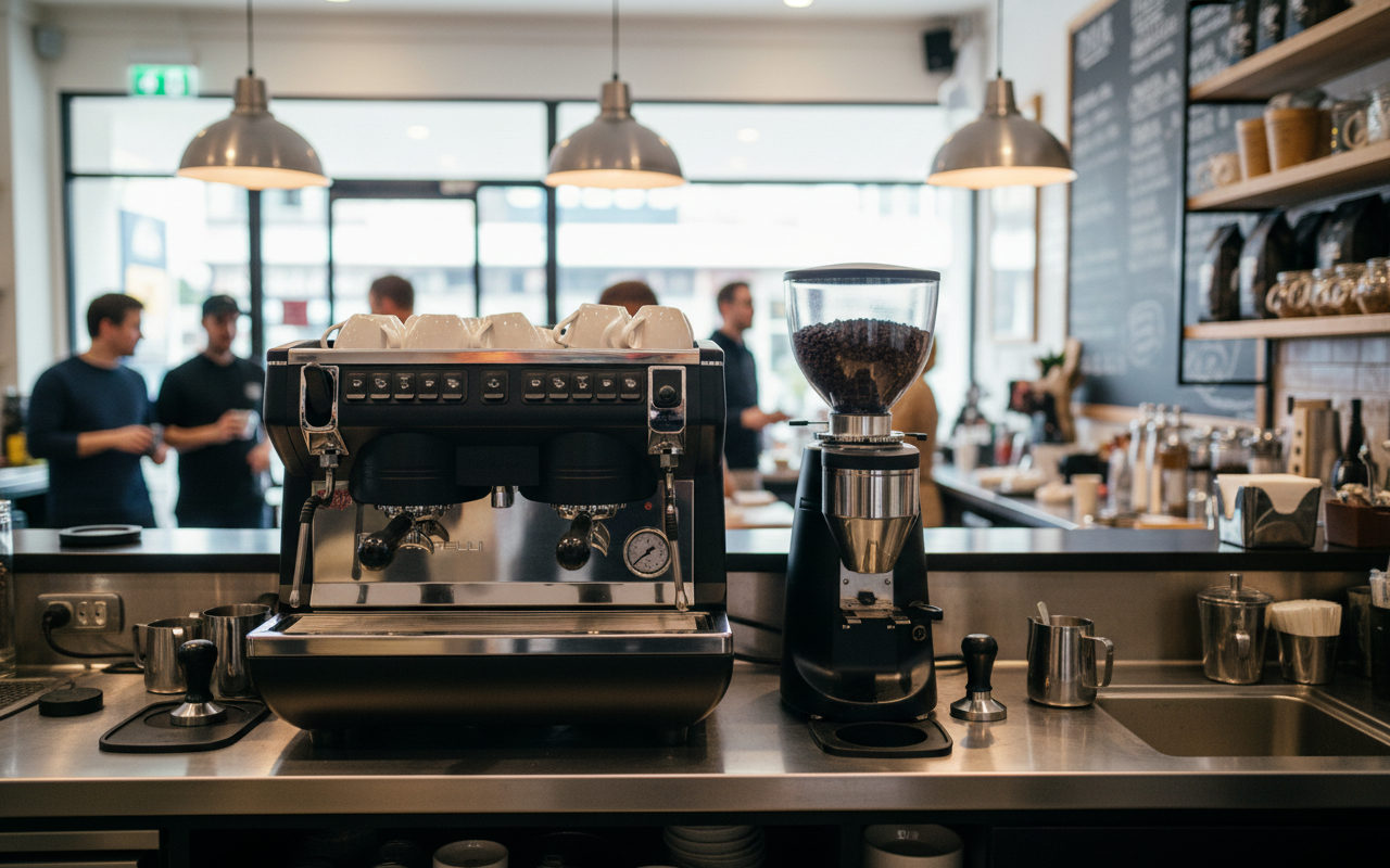 Nuova Simonelli - Appia Life 110V Compact 2 Group Combo Package Commercial Espresso Machine