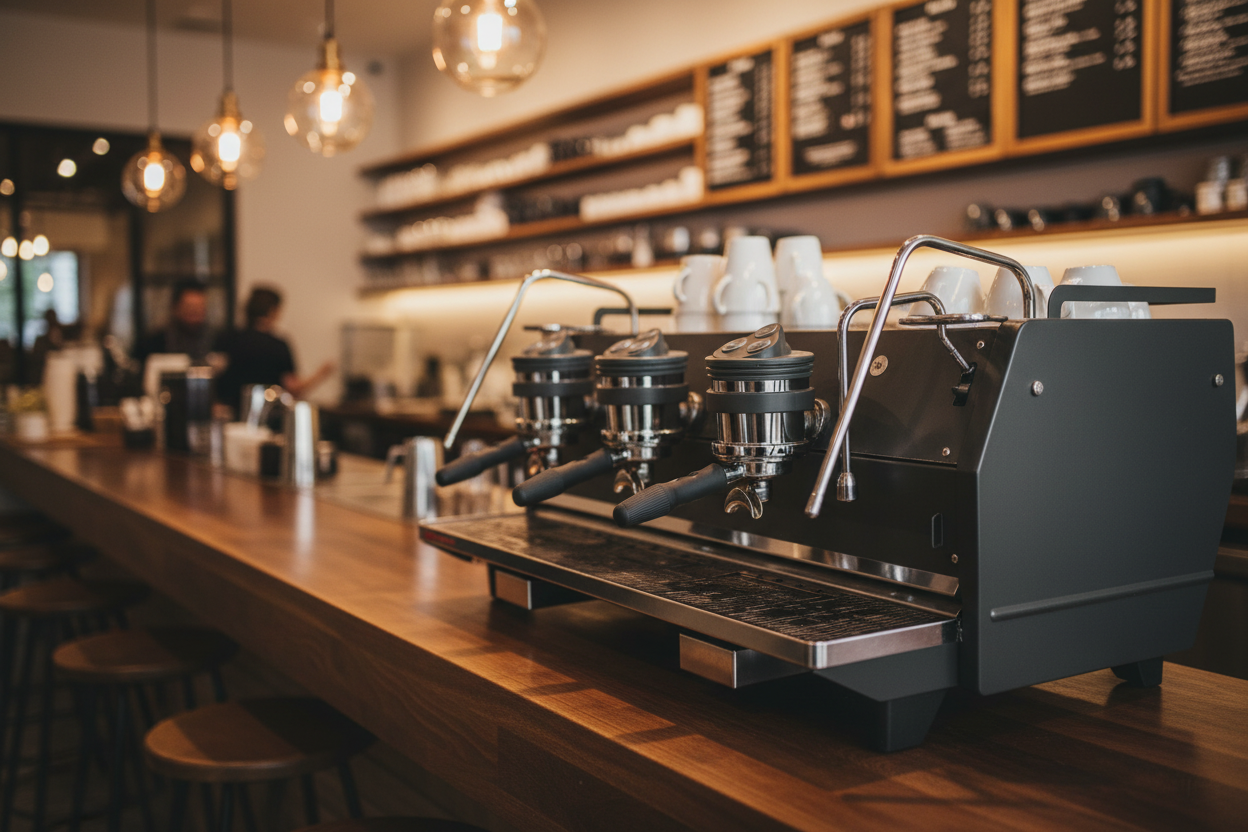 La Marzocco in modern specialty café