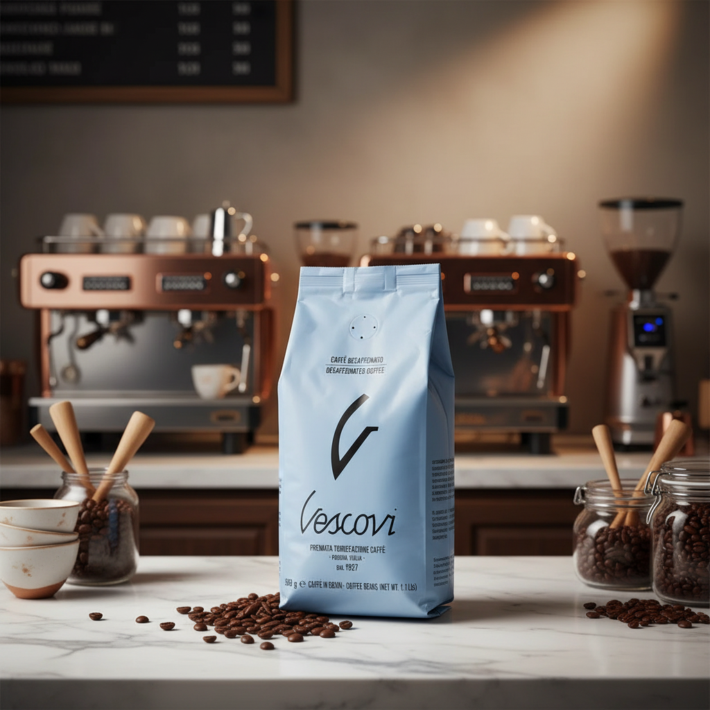 Vescovi Decaf Coffee - Roastery Setting