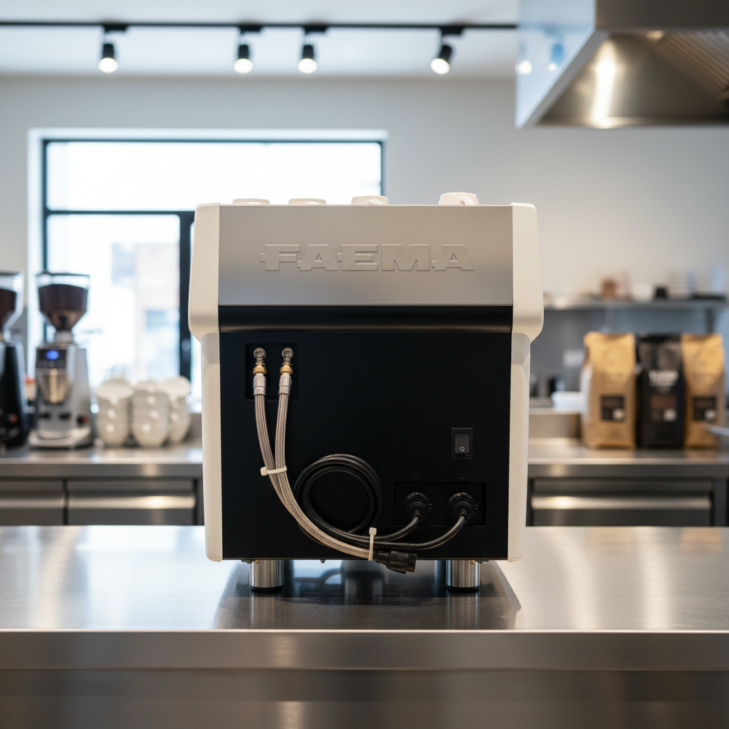 Faema Prestige in commercial kitchen - back view