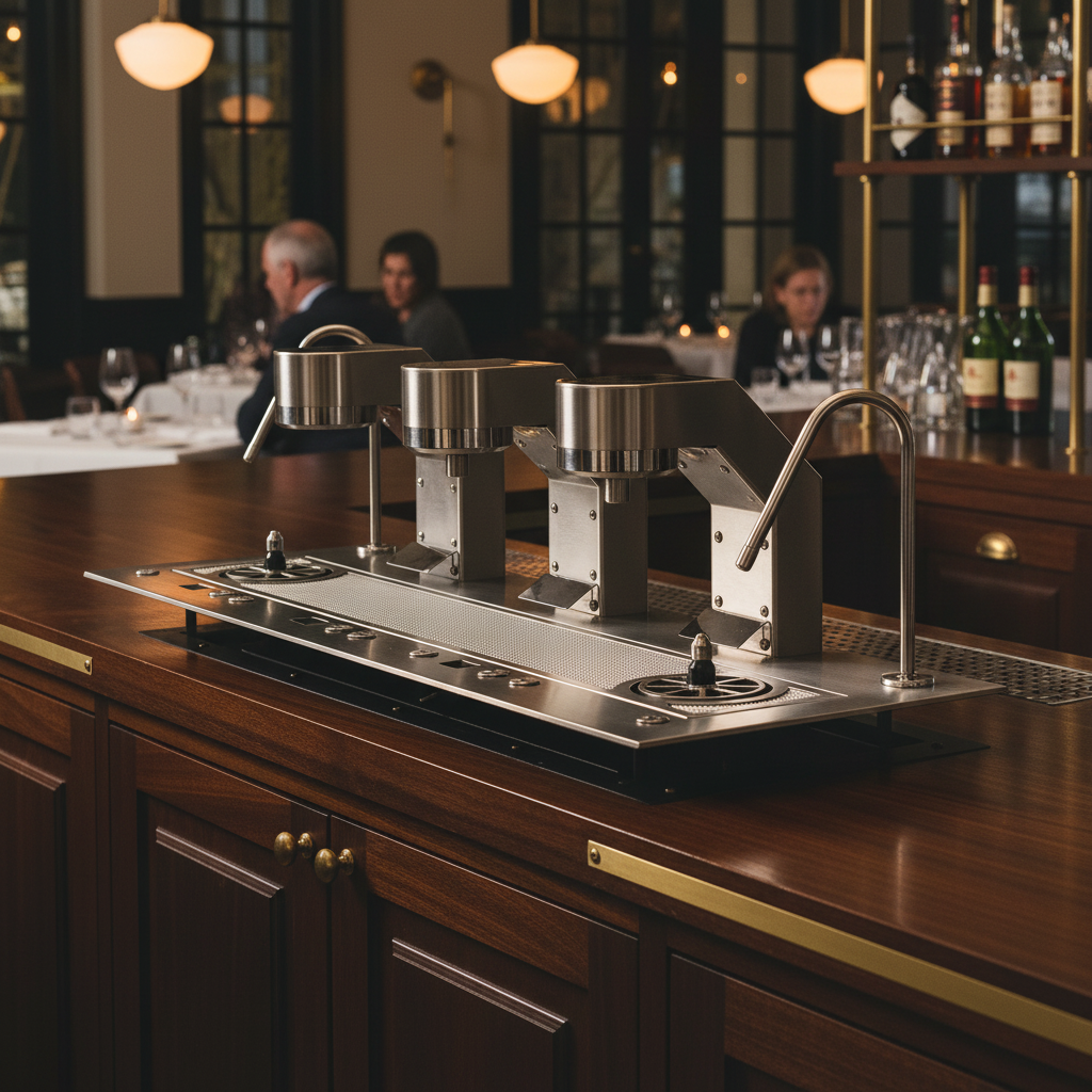 Mavam espresso machine in upscale restaurant coffee bar