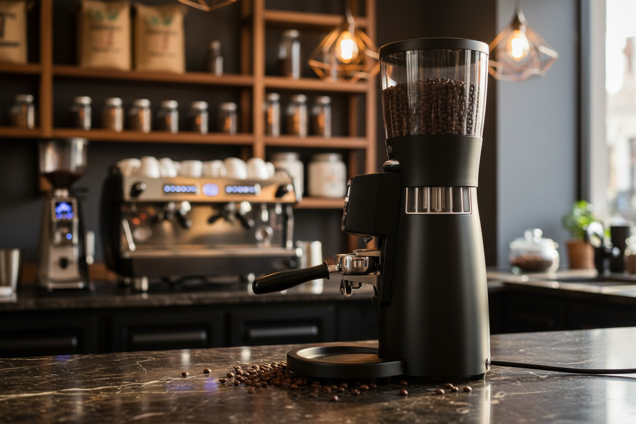 Rancilio Kryo Evo 65 OD side view in upscale café