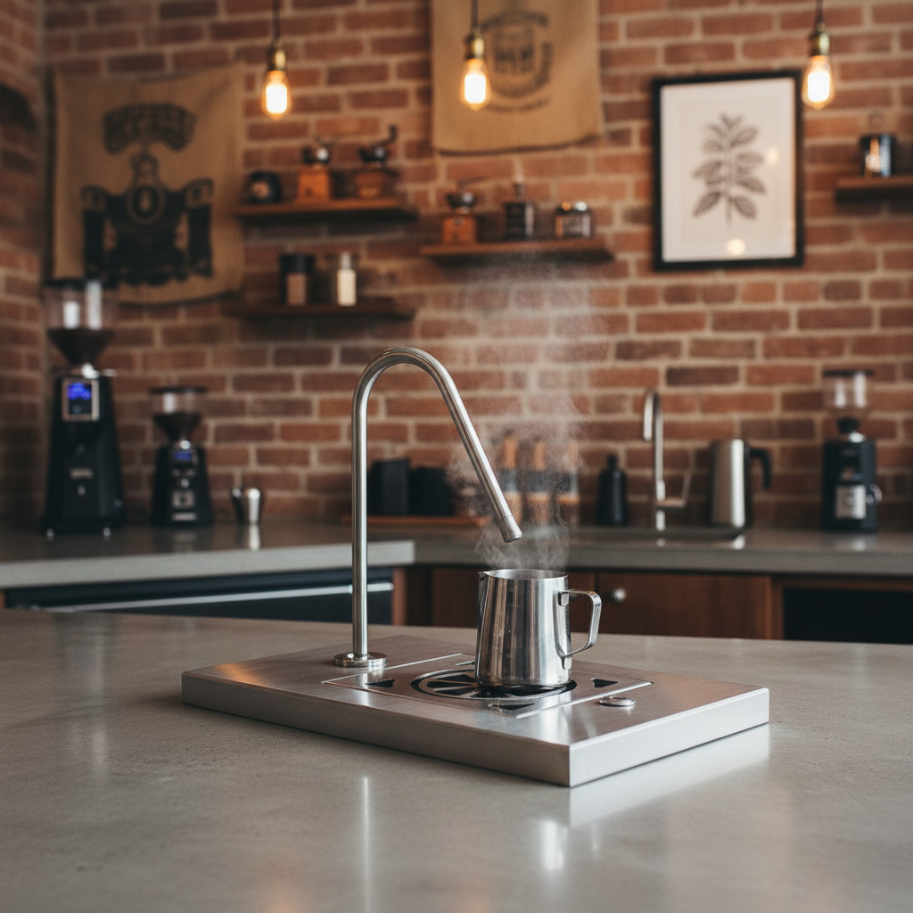 Mavam Steam in artisan roastery