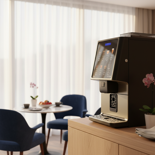 Azkoyen Vitro S1 in boutique hotel breakfast area