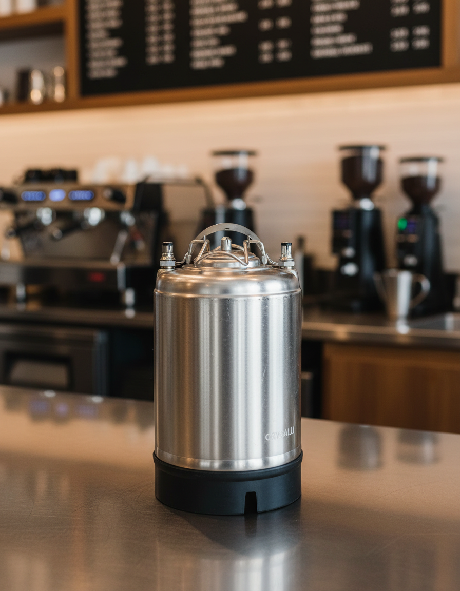 Crysalli 2.5-gallon Premix Tank with Ball Lock Coupler Style