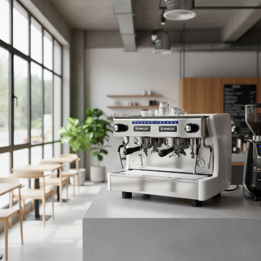 Rancilio Classe 5 in contemporary specialty coffee shop