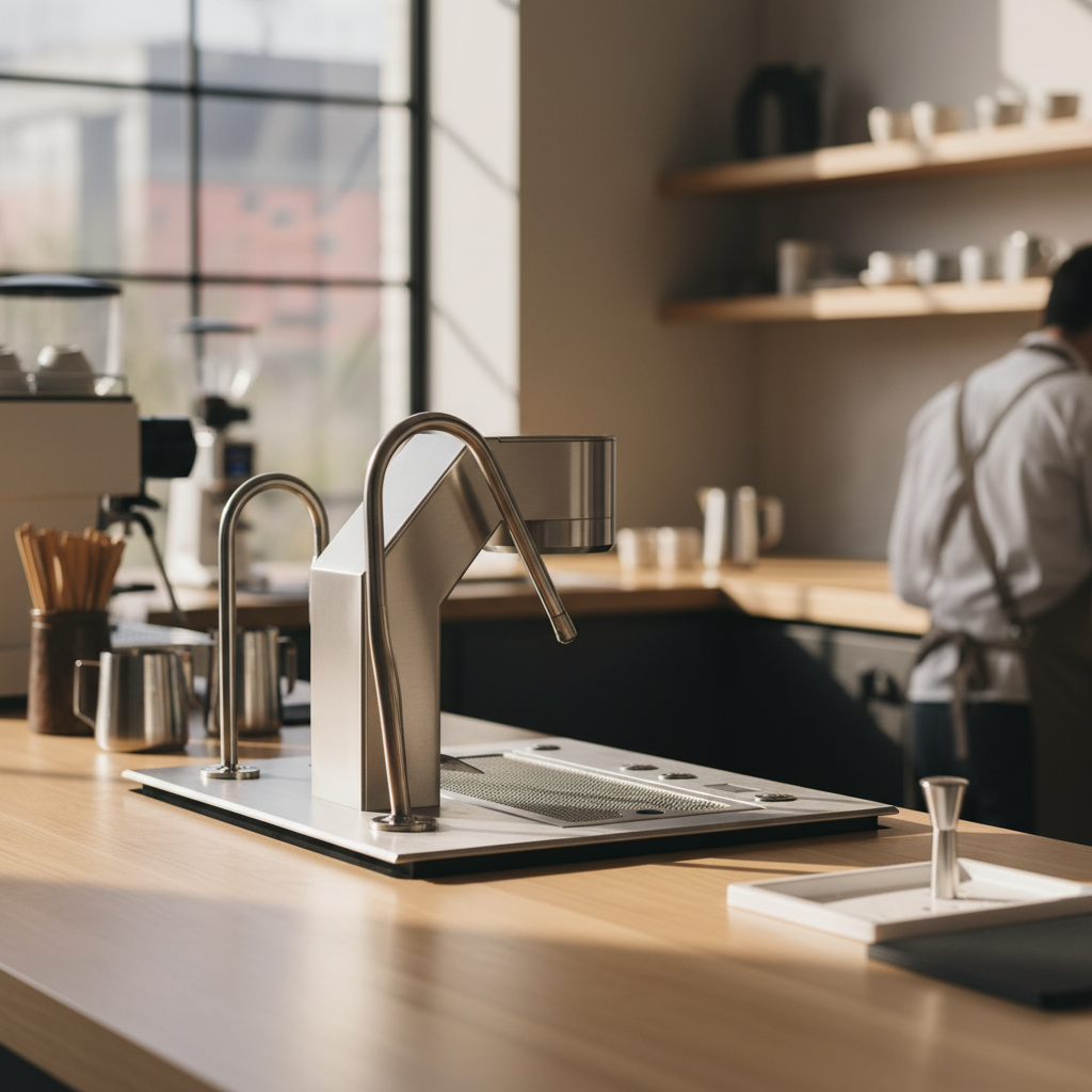 Mavam espresso machine in contemporary coffee shop