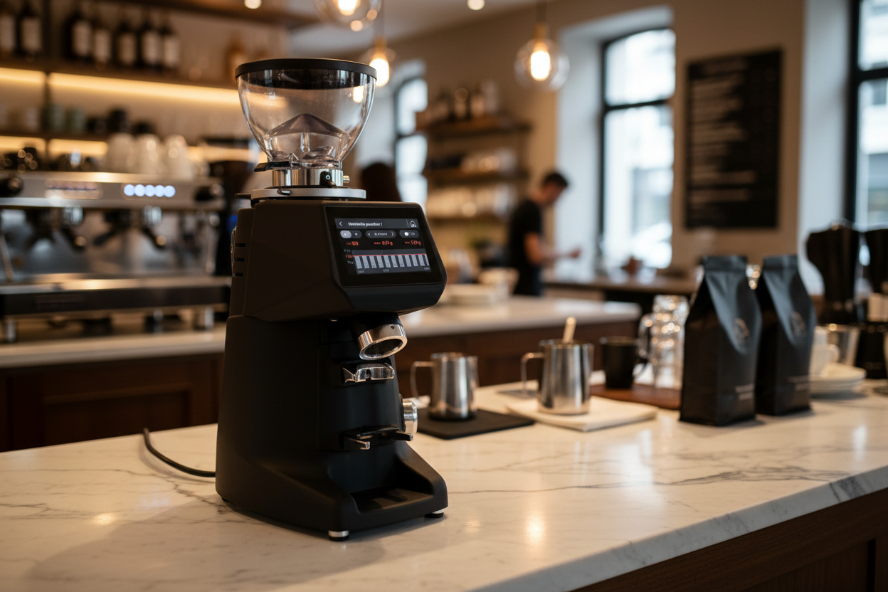 Fiorenzato F64 EVO Sense Commercial Espresso Coffee Grinder (Black)