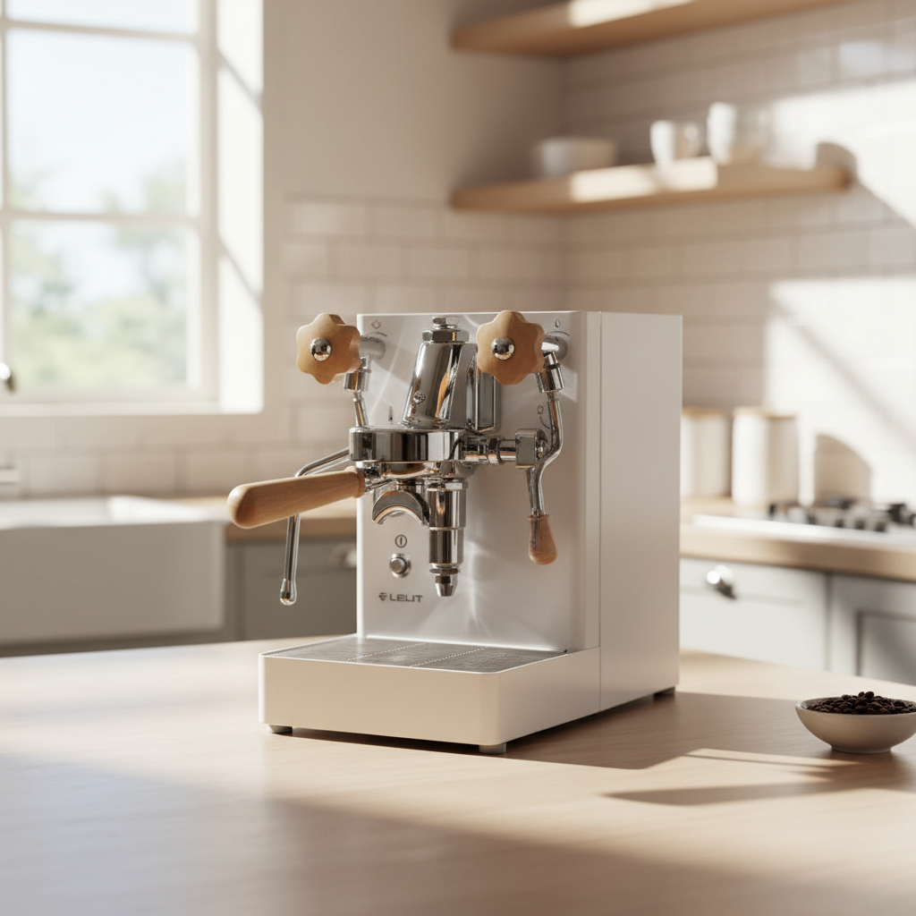 Lelit MaraX in home kitchen