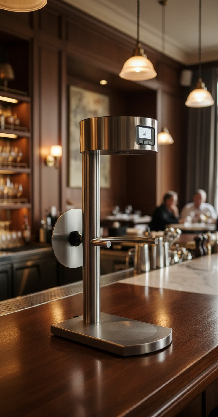 Marco ColdBRU in sophisticated restaurant bar