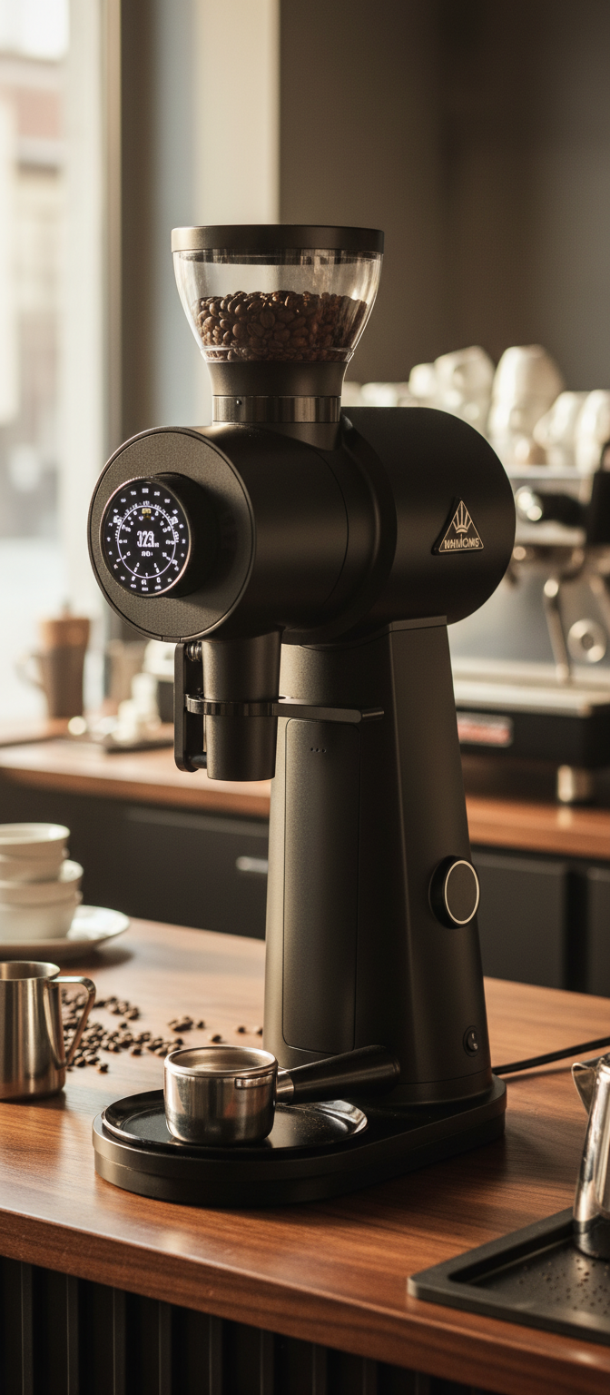 Mahlkonig EK43 Omnia Black in Coffee Shop