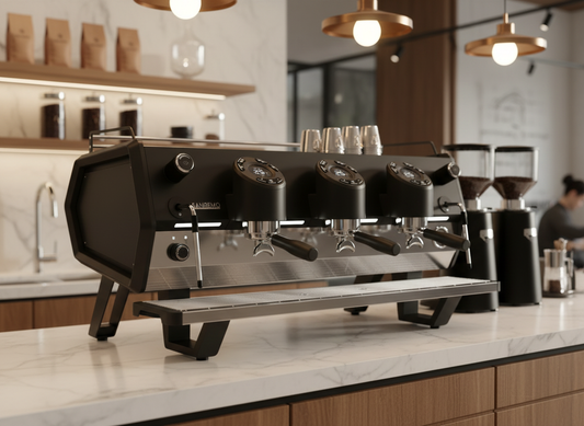 Sanremo D8 Pro 3 Group Commercial Espresso Machine - Total Black