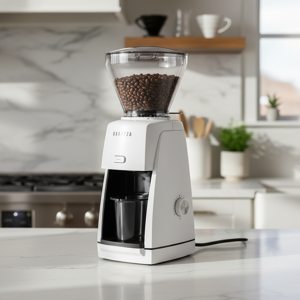 Baratza Encore ESP on marble kitchen counter