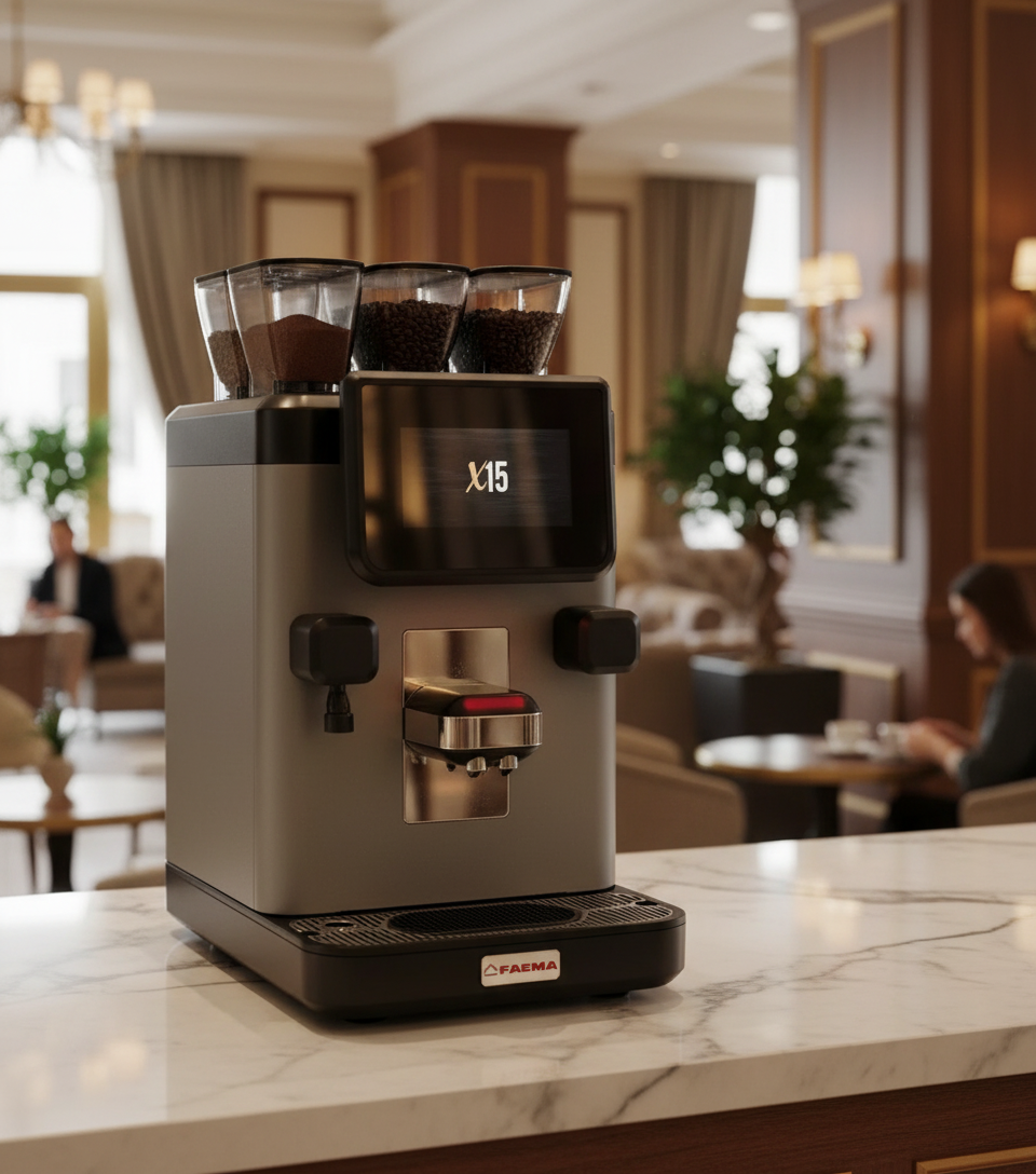 Faema X15 CS11 in Luxury Hotel Lobby