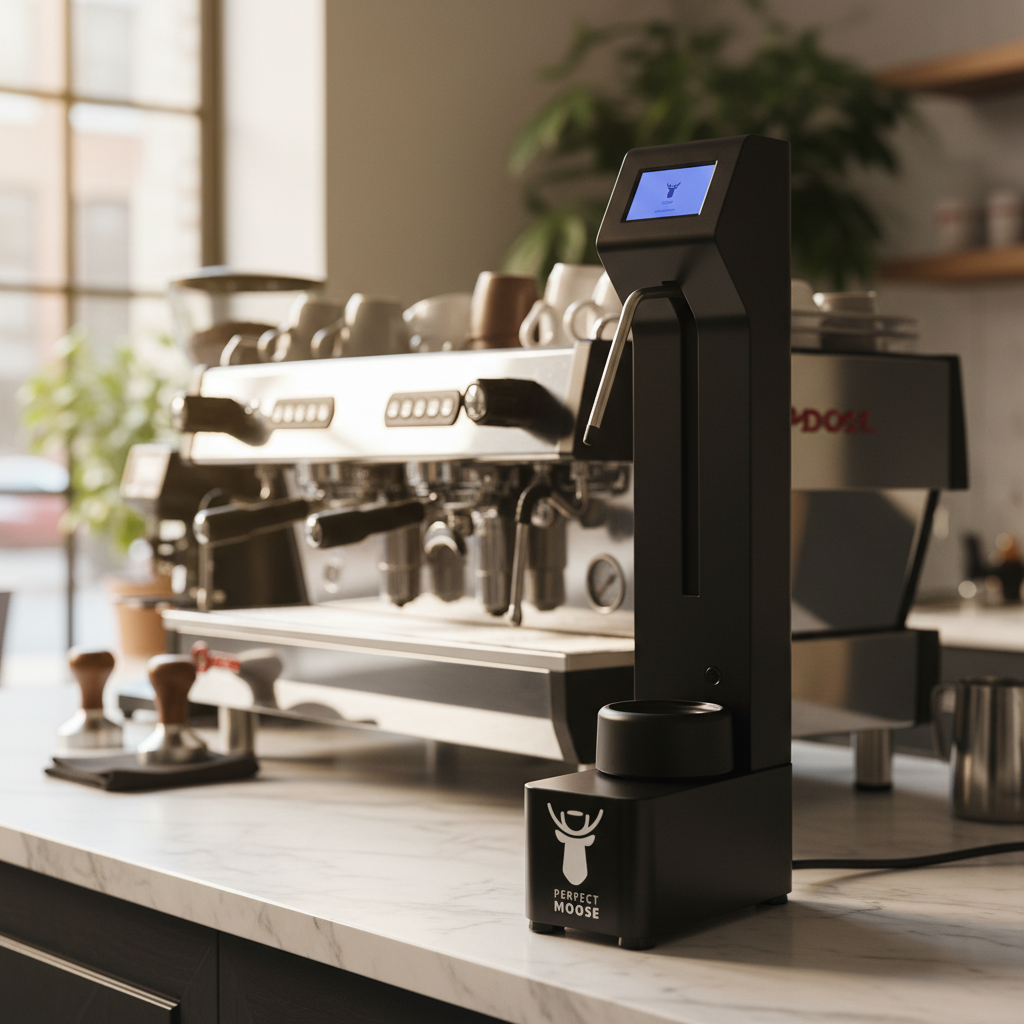 Perfect Moose Greg in premium café setting