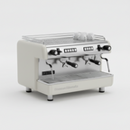 2 group Off-White High-Cup Commercial Espresso Machine (Open-Box)